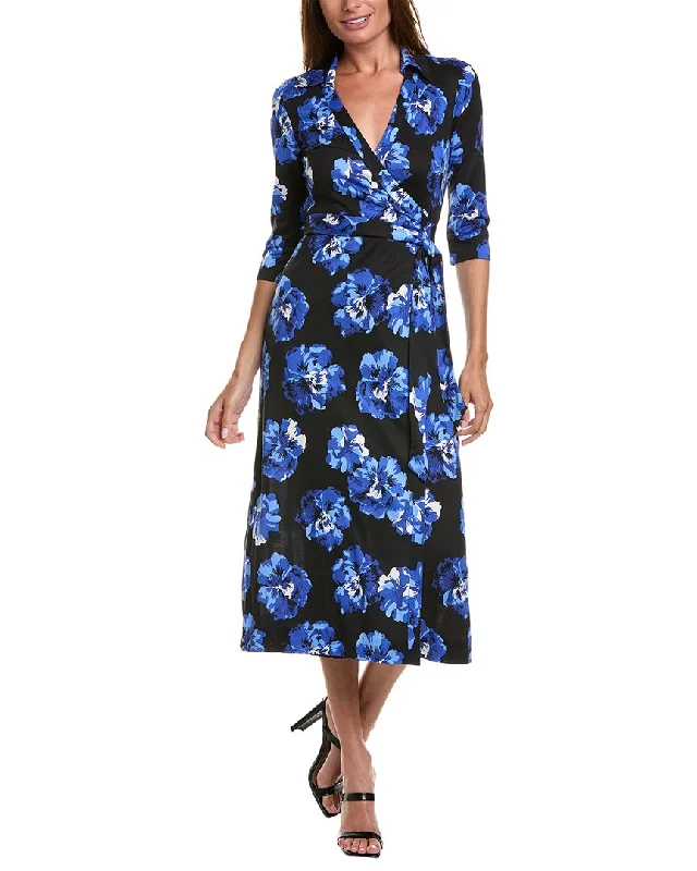 Diane von Furstenberg Abigail Silk Wrap Dress