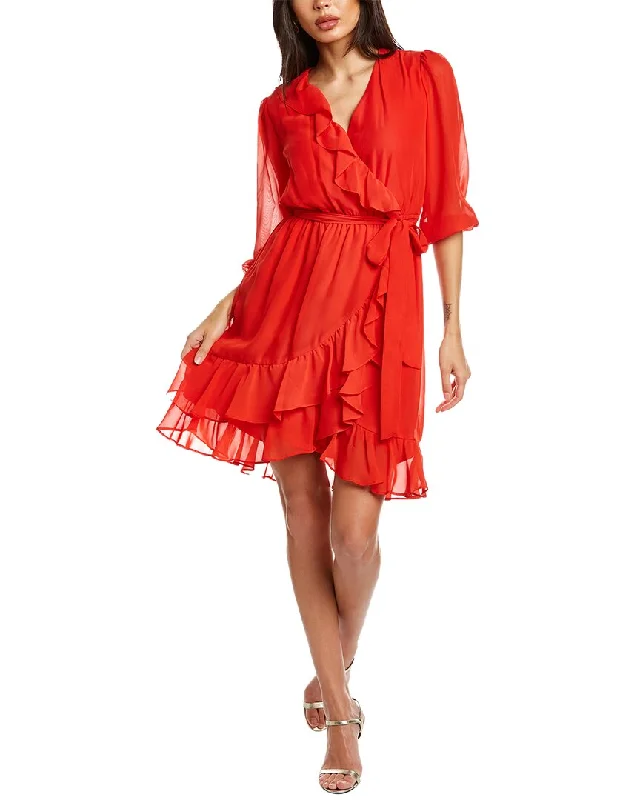 Maison Tara Faux Wrap Dress