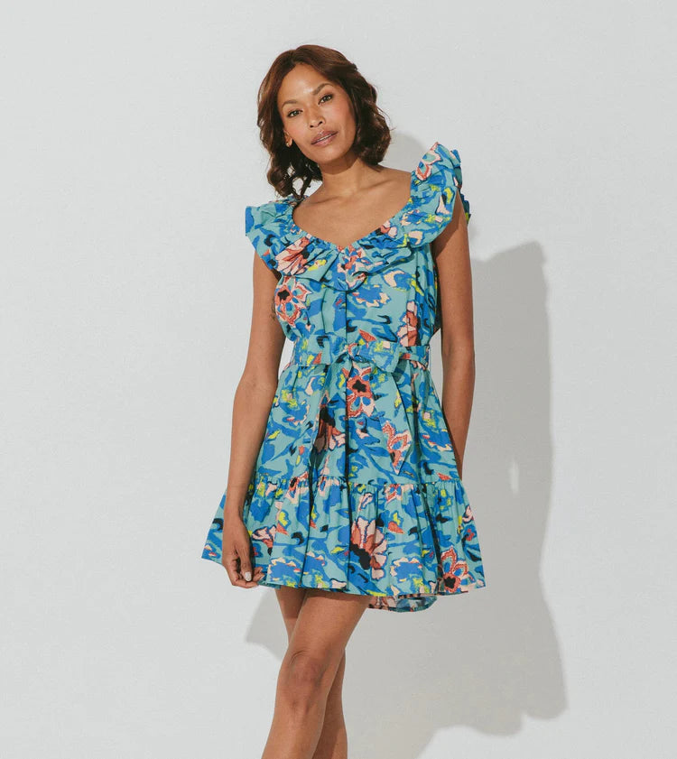 CLEOBELLA RINA MINI DRESS - CALYPSO