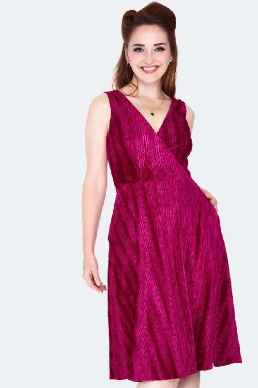 Irene Velvet Midi Dress