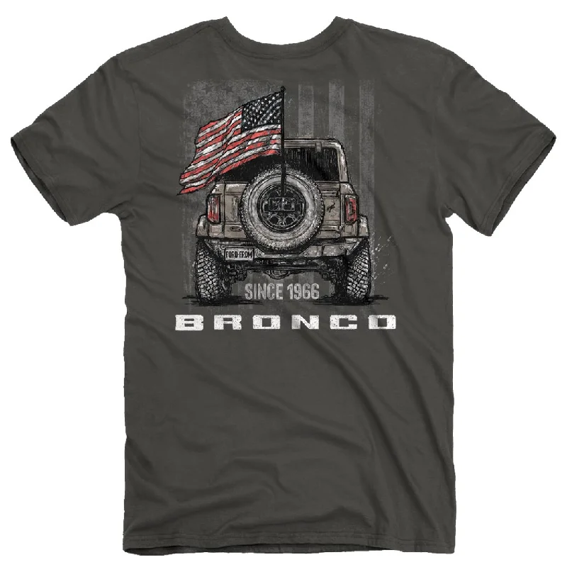 Ford Bronco - Freedom T-Shirt Graphic T-Shirt Round Neck Polyester