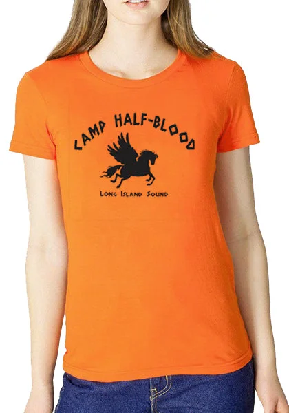 Camp Half Blood Long Island Sound Girl's T-Shirt Fleece Fabric Down Fabric Feather Fabric Camp Half Blood Long Island Sound Girl's T-Shirt Fleece Fabric Down Fabric Feather Fabric