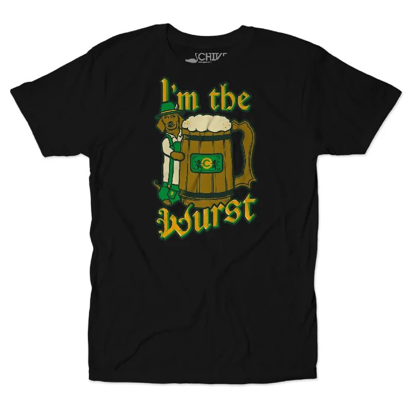 I'm The Wurst Tee Plaid T-Shirt Polka Dot Checkered