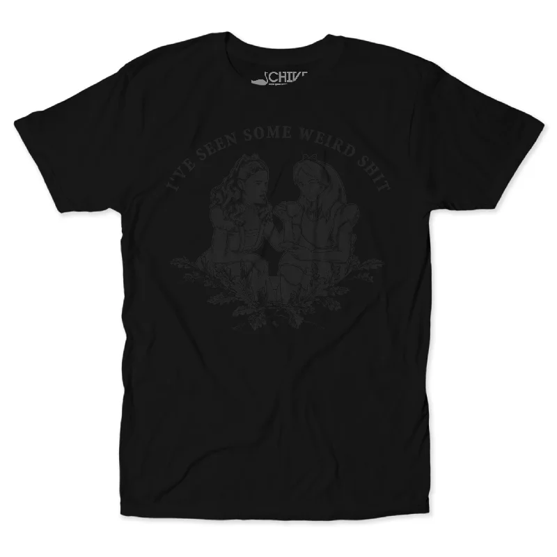 I've Seen Some Weird Sh*t Blackout Unisex Tee Mesh Fabric Canvas Fabric Denim Fabric I've Seen Some Weird Sh*t Blackout Unisex Tee Mesh Fabric Canvas Fabric Denim Fabric