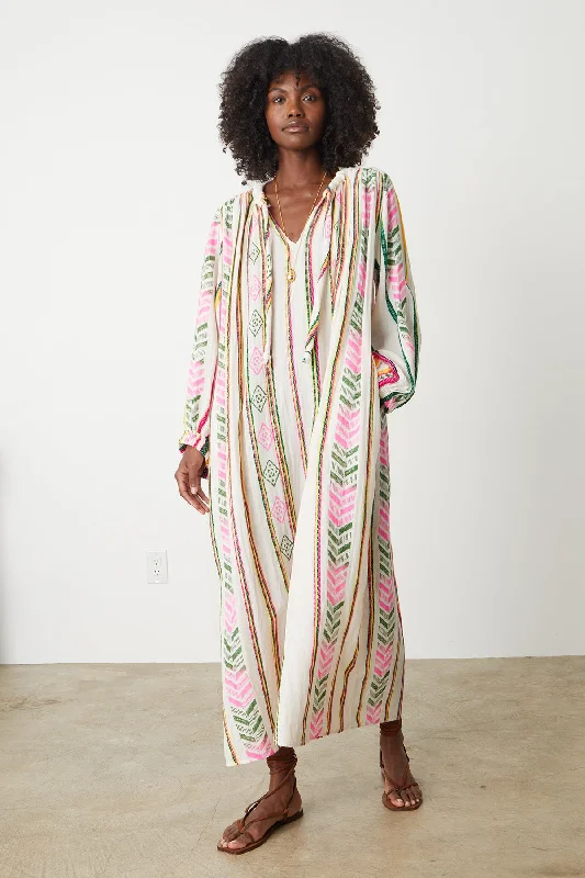 PEYTON JACQUARD MAXI DRESS