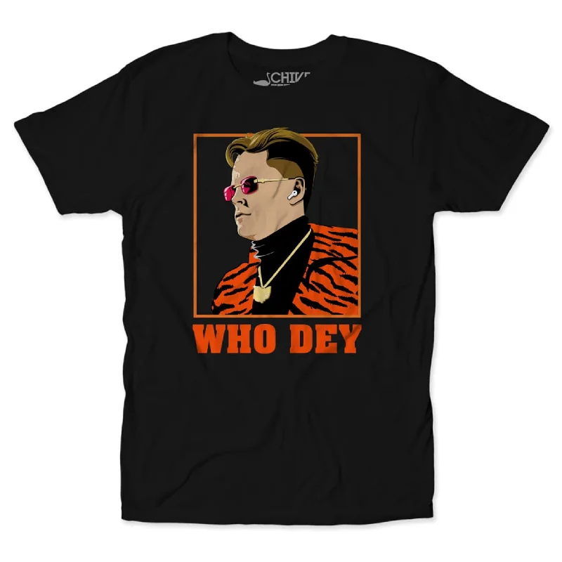 Who Dey Tee Seamless Knitted Crochet
