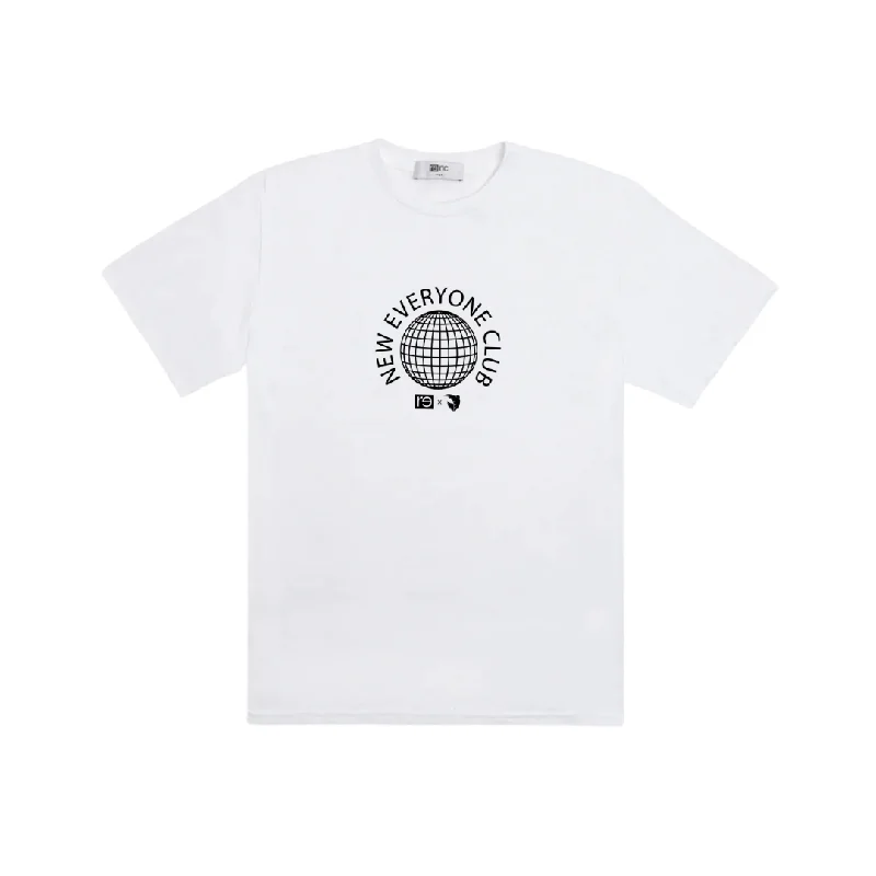 ACFC x re—inc x Klarna New Everyone Club Globe White Tee