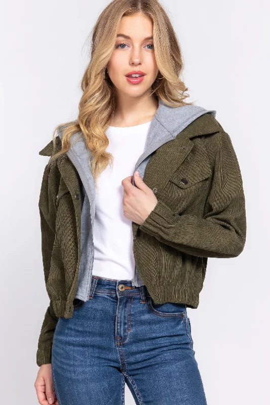 Long Slv Hoodie Corduroy Jacket Denim Jacket Leather Jacket Suede Jacket