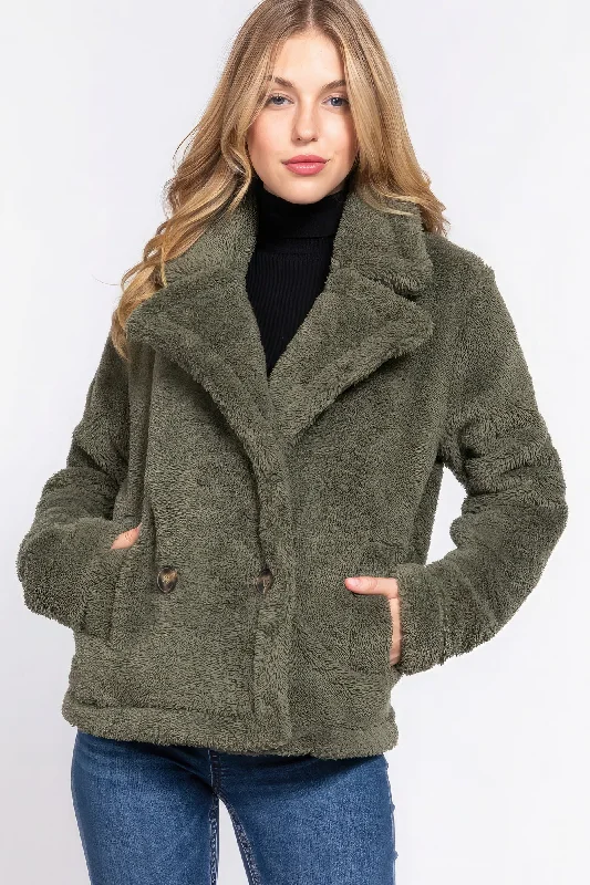 Faux Fur Sherpa Jacket Satin Fabric Silk Fabric Chiffon Fabric