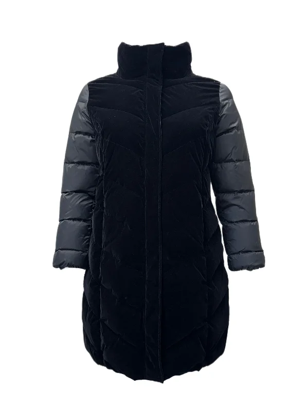 Marina Rinaldi Women's Black Panfilo Quilted Jacket NWT Hooded Jacket Caped Jacket Shawl Collar Jacket Marina Rinaldi Women's Black Panfilo Quilted Jacket NWT Hooded Jacket Caped Jacket Shawl Collar Jacket