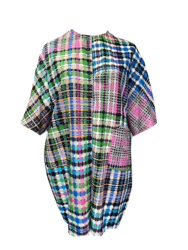 MARINA RINALDI Women's Green/Pink Fase Casual Jacket $915 NWT Jersey Jacket Tulle Jacket Batik Jacket MARINA RINALDI Women's Green/Pink Fase Casual Jacket $915 NWT Jersey Jacket Tulle Jacket Batik Jacket