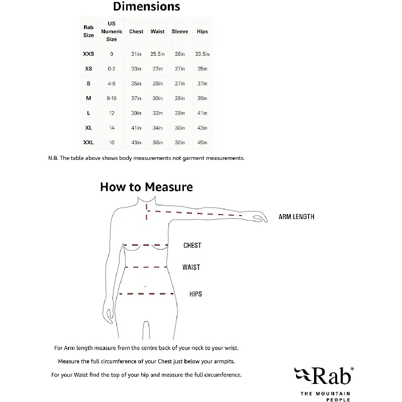 Rab Women's Downpour Eco Waterproof Breathable Jacket for Hiking and Climbing Mesh Jacket Canvas Jacket Denim Jacket