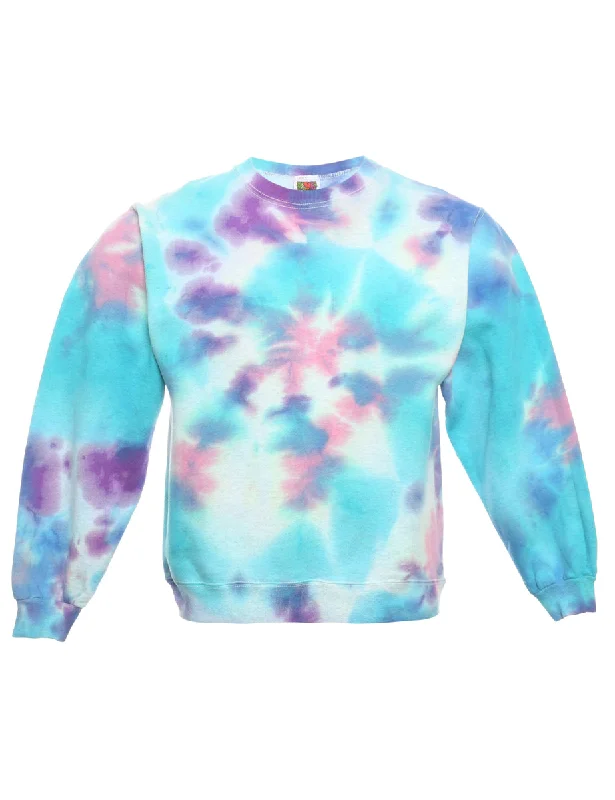 Tie-dye Printed Sweatshirt - S