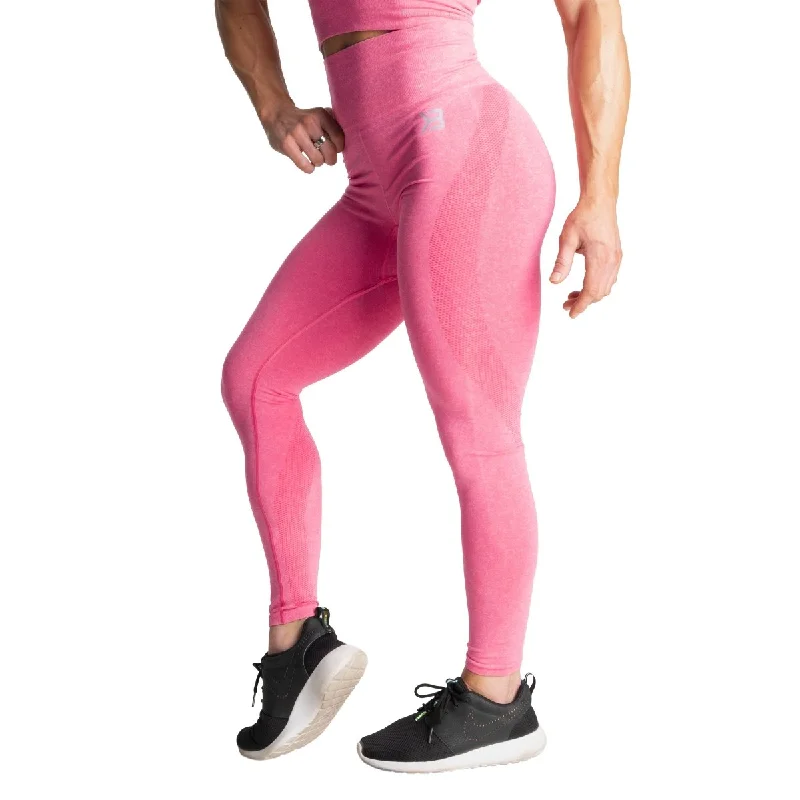 Better Bodies Rockaway Seamless Leggings - Hot Pink Melange Fashionable Leather-Look Leggings Better Bodies Rockaway Seamless Leggings - Hot Pink Melange Fashionable Leather-Look Leggings