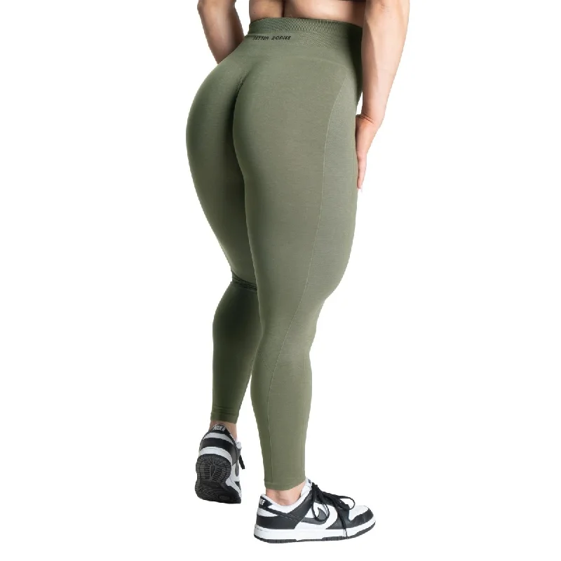 Better Bodies Seamless Scrunch Leggings - Washed Green Comfortable Slim Fit Leggings Better Bodies Seamless Scrunch Leggings - Washed Green Comfortable Slim Fit Leggings