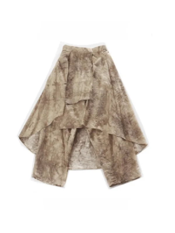 Beige:Pants Skirt