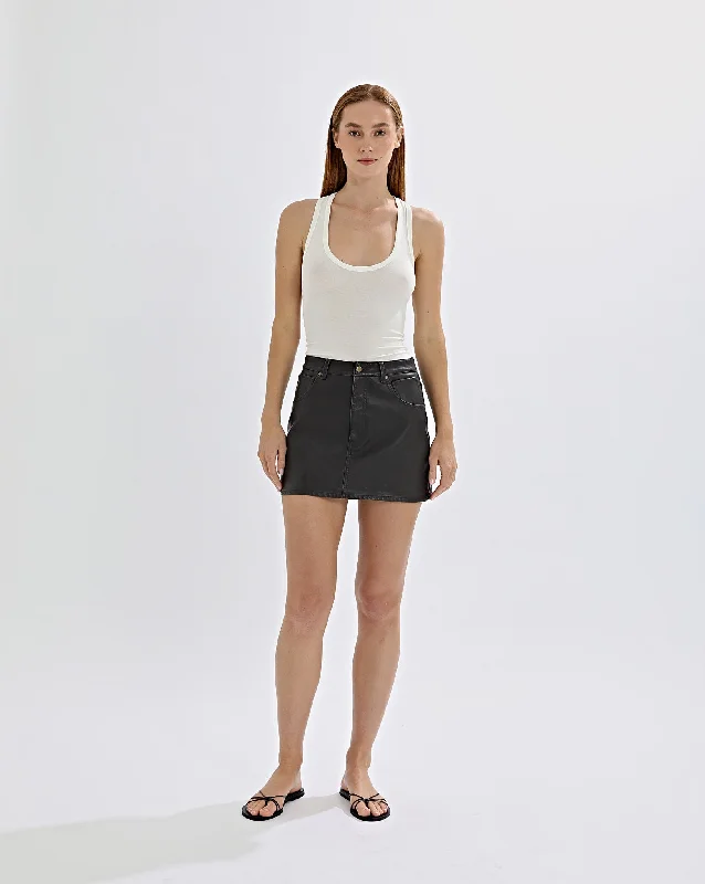 Adrian Mini Skirt Vintage Black lace skirt delicate