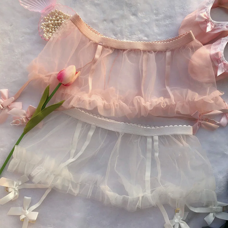 Cute garter belt tutu skirt YV43620 seamless skirt comfort