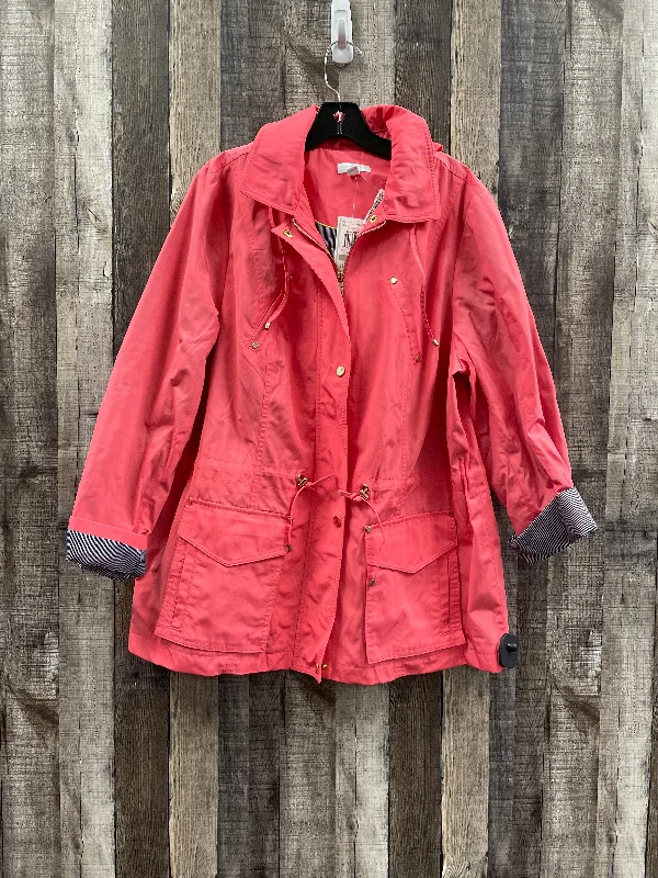 Jacket Other By Charter Club In Coral, Size: 1x