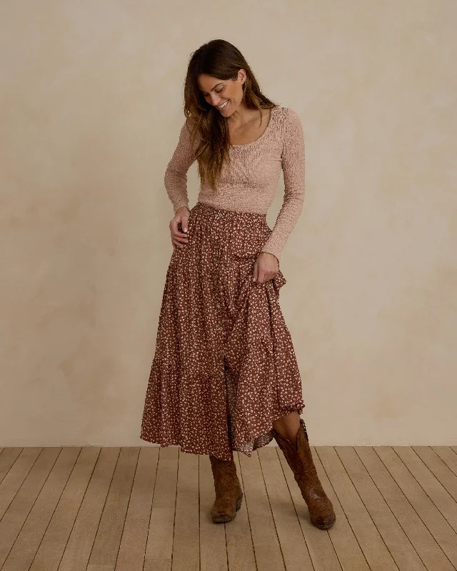 Joelle Skirt | Rosette boho skirt vibe