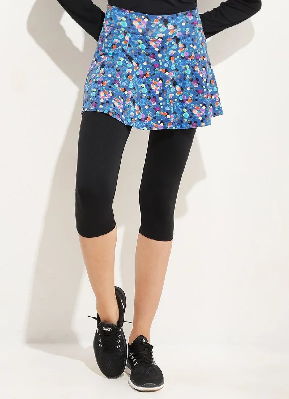 Love Skirted Capri (Elira) zip skirt side