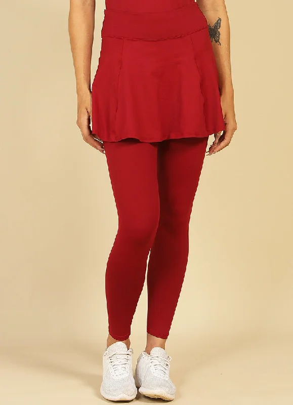 Love Skirted Legging (Imperio) patchwork skirt art