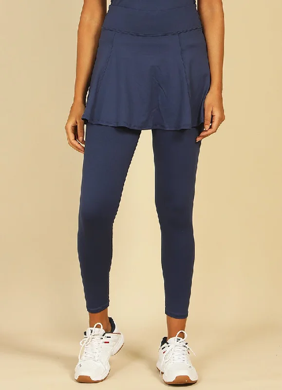 Love Skirted Legging (Navy) wrap skirt elegant