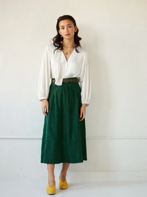 Margot Skirt leather skirt bold