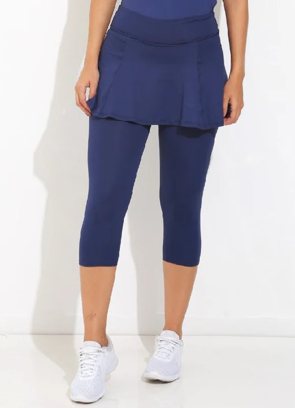 Skirted Capri ECO (Navy) vintage skirt charm