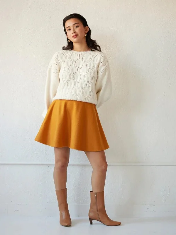 Velma Skirt cashmere skirt plush
