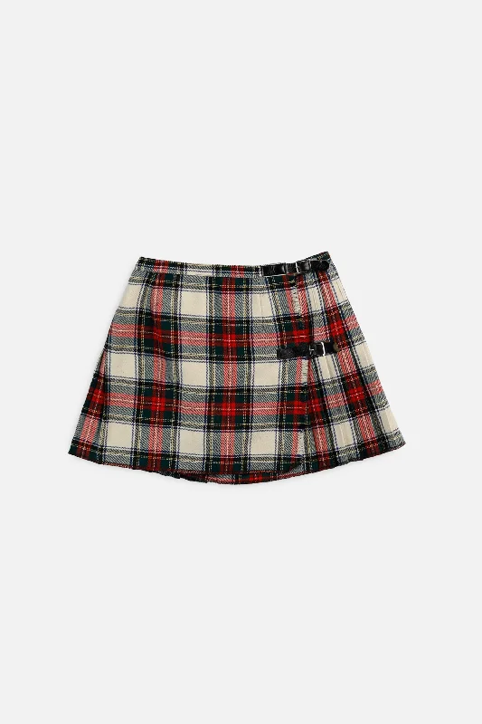 Vintage Pleated Skirt - M velvet skirt rich