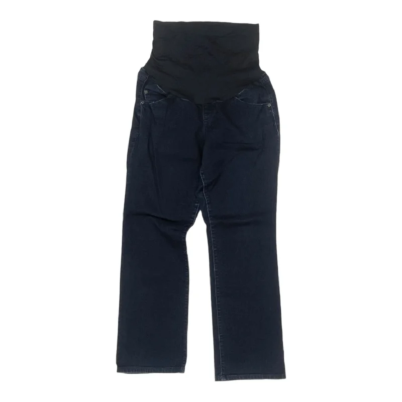 Mat Jeans By A Glow In Blue Denim, Size:14 Stylish High-Waist Skinny Denim
