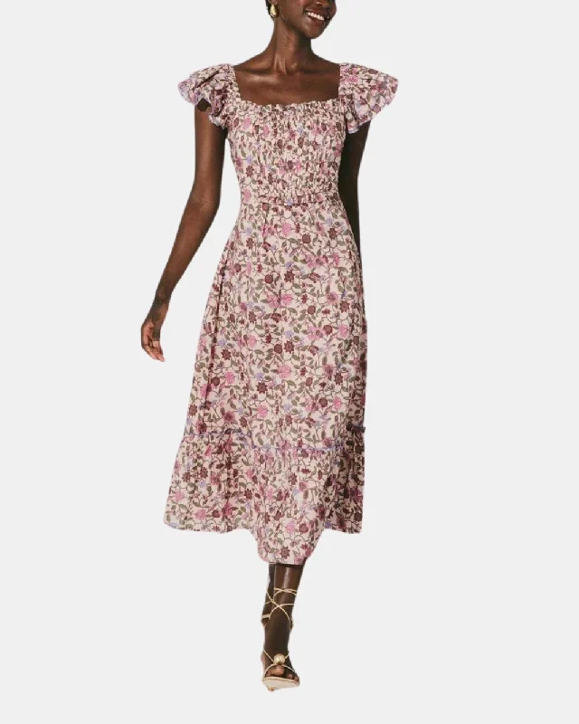 ANIKA ANKLE DRESS IN KAIA PRINT
