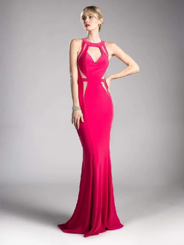 Cinderella Divine - 84222 Multi-Illusion Cutout Long Mermaid Gown