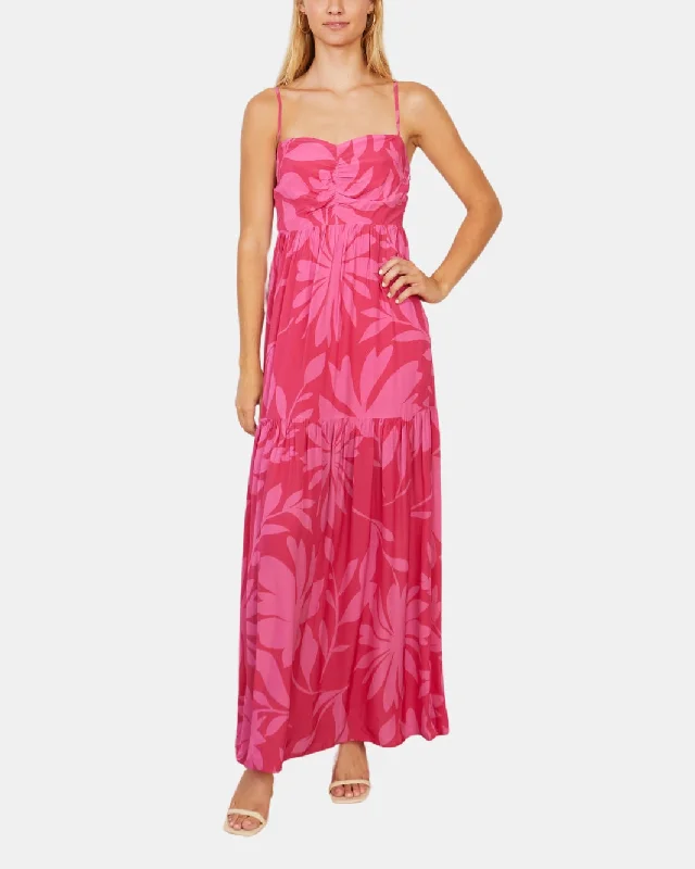 MARIGOLD DRESS IN SHADOW ROSES