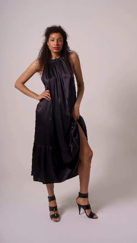 Peggy Silk Dress by Monica Nera