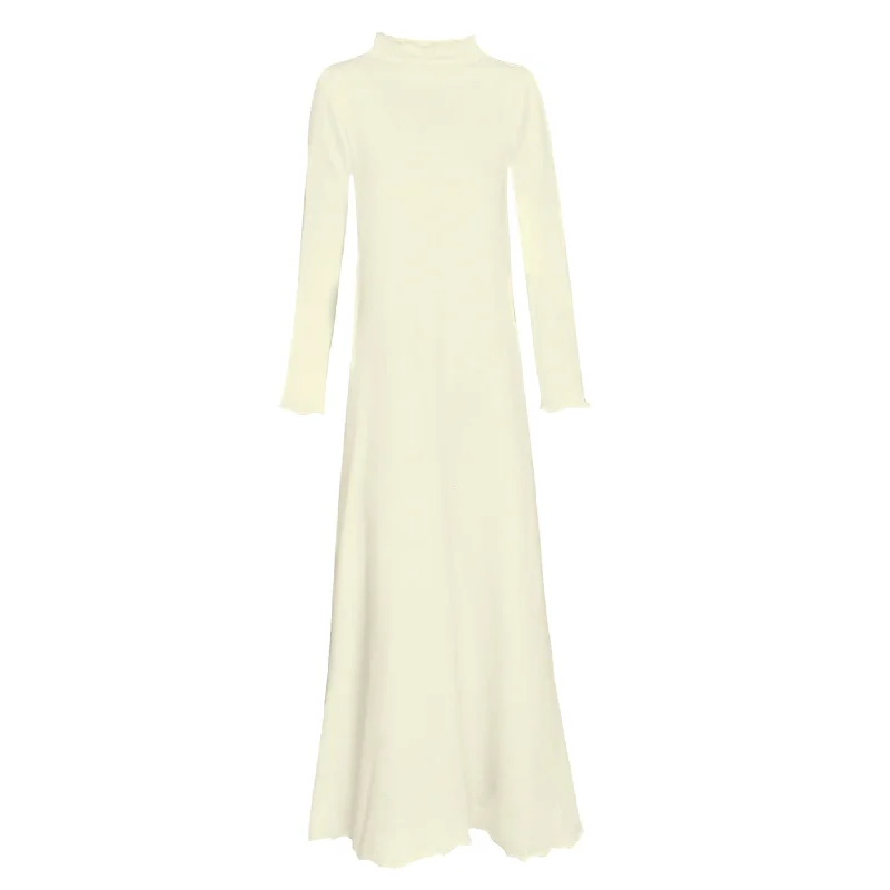 Women's Lounge Dress in Cream French Terry by Casey Marks