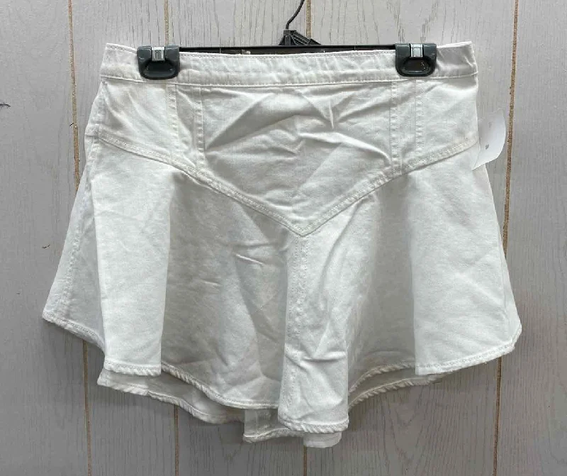 AERIE White Womens Size M Skirt