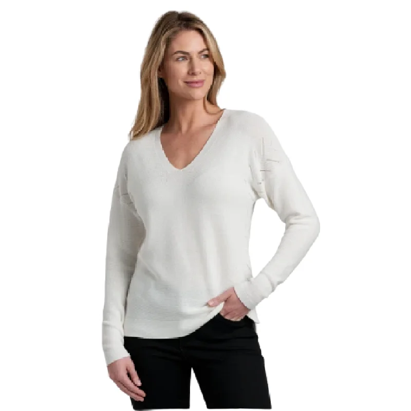 Kuhl Women's Geneva Sweater Spandex Blend Rayon Blend Denim Blend