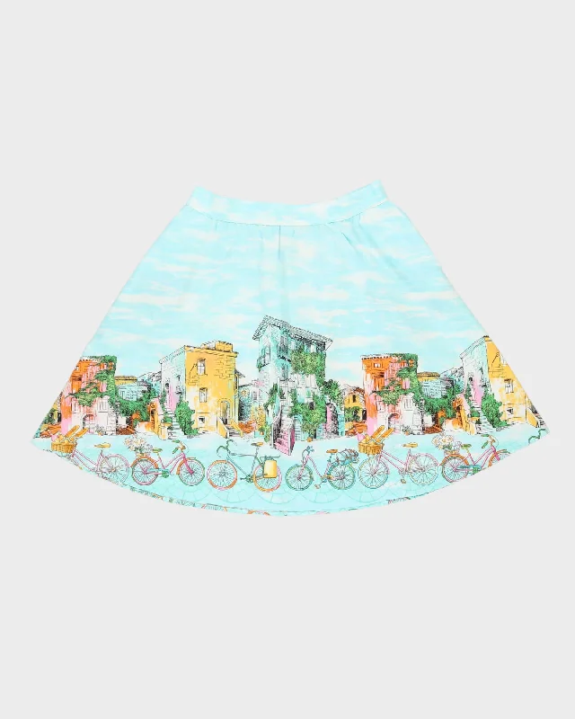 Novelty Print Skirt- M