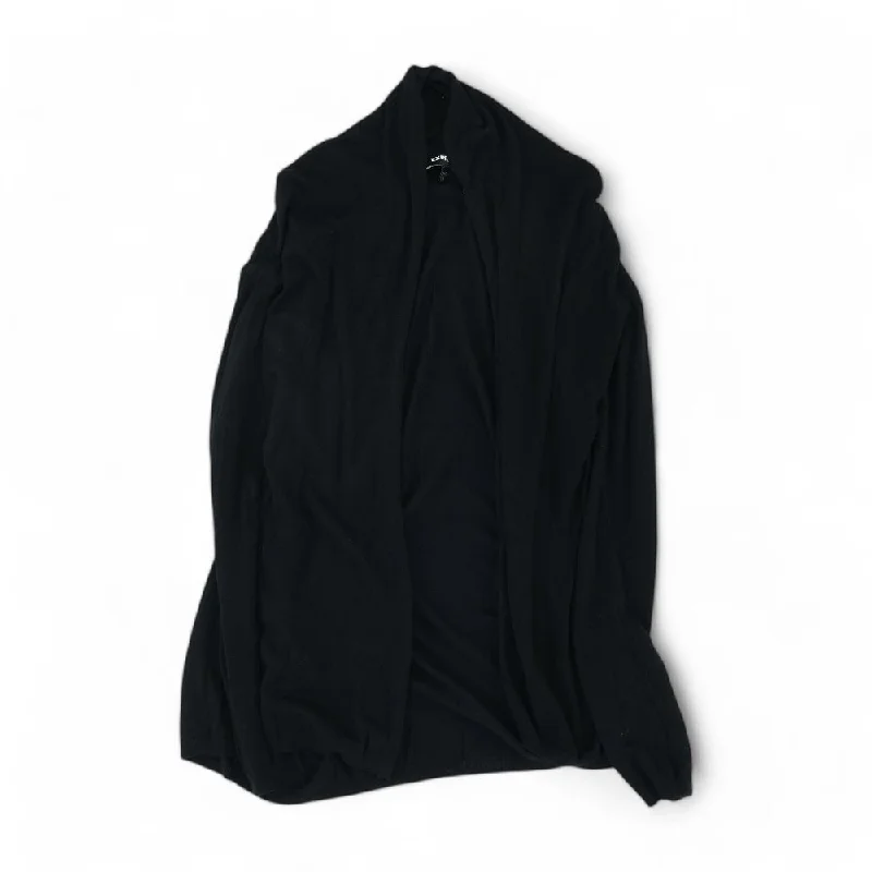 Black Solid Cardigan Sweater