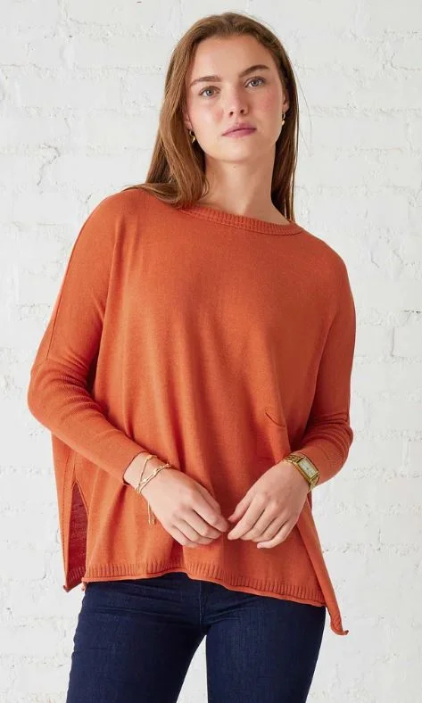 Mersea The Catalina Travel Sweater Burnt Orange