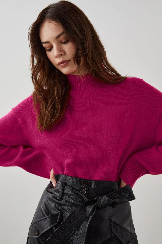 SASHA SWEATER - CERISE ROSE